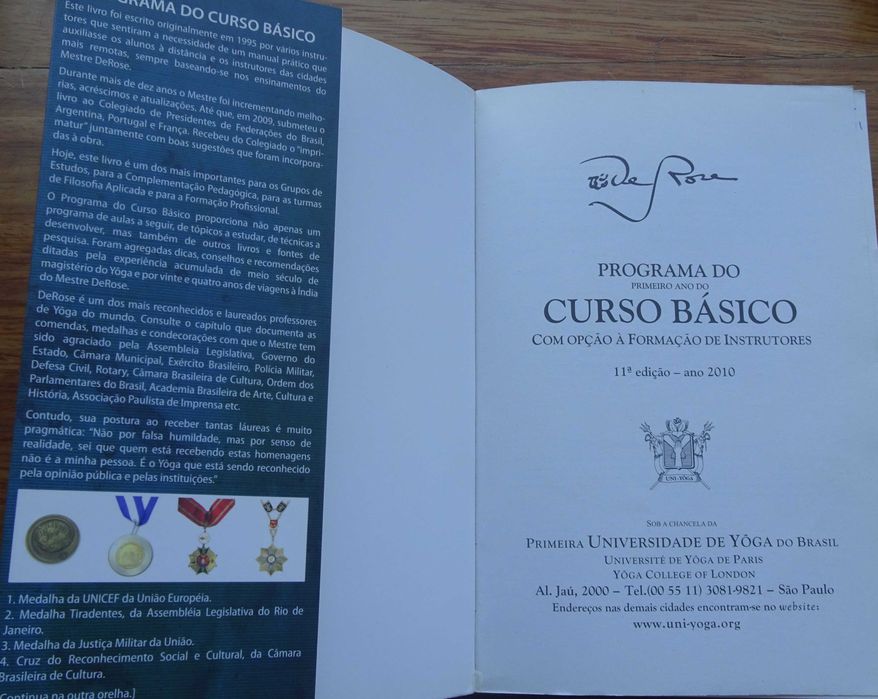 Yôga - Programa do do Curso Básico Com Opção À Formação de Instrutores424880975465697281