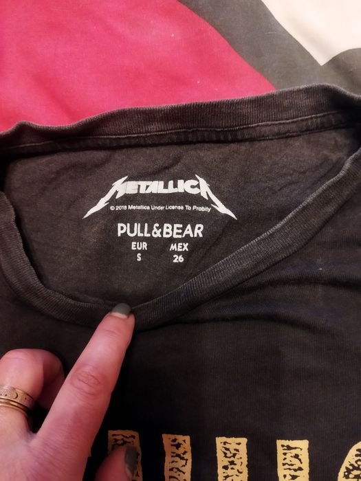 T shirts Metallica pull&bear novas