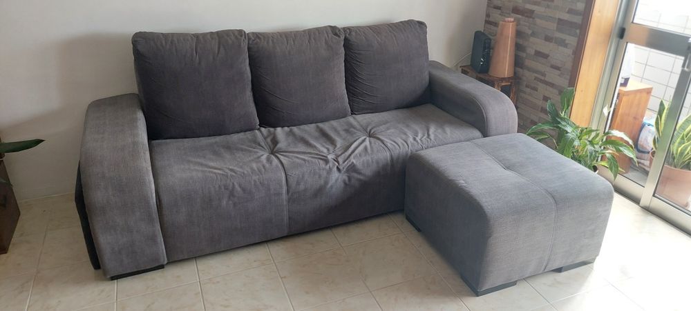 Sofá de 3 lugares  Chaise longue