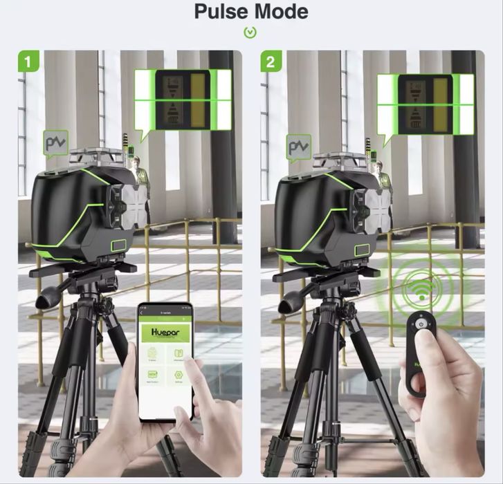 Лазерний рівень нівелір Huepar S04CG