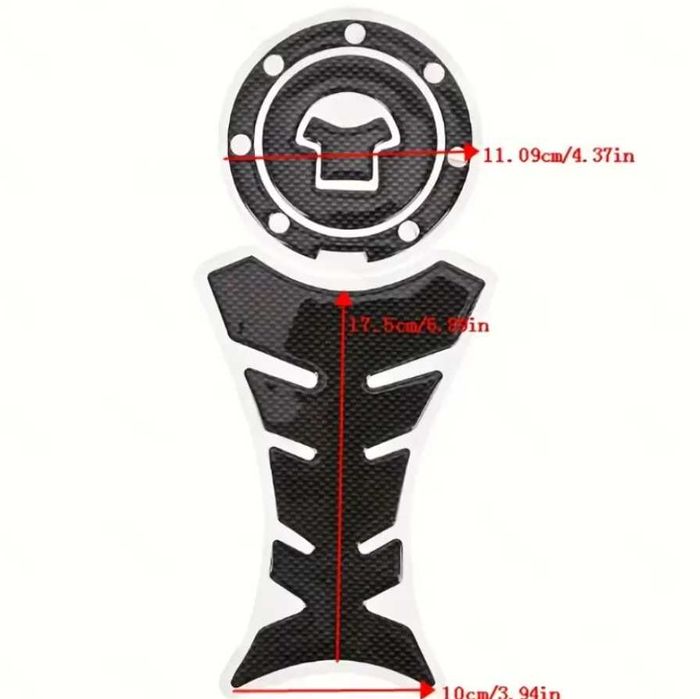 Наклейка на бак мотоцикла Progrip 3D