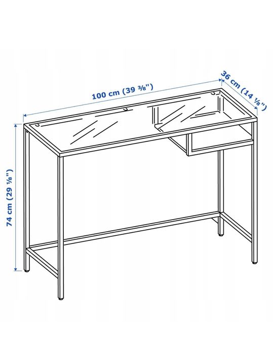 Ikea Vittsjo toaletka biurko
