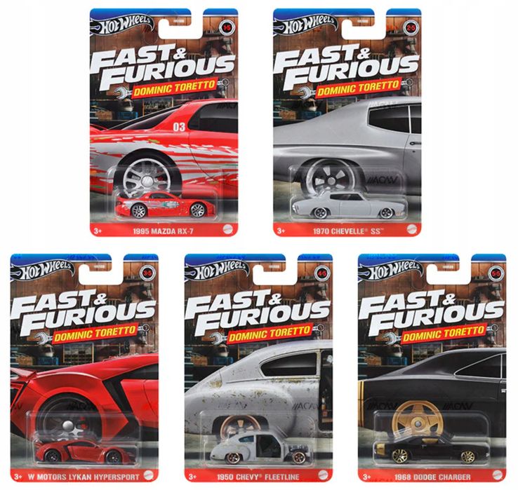 Hot Wheels. GBG26 Fast and Furious (24 sztuki)