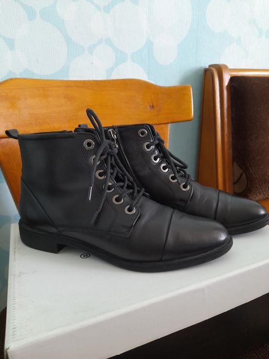 Ботинки женские кожа