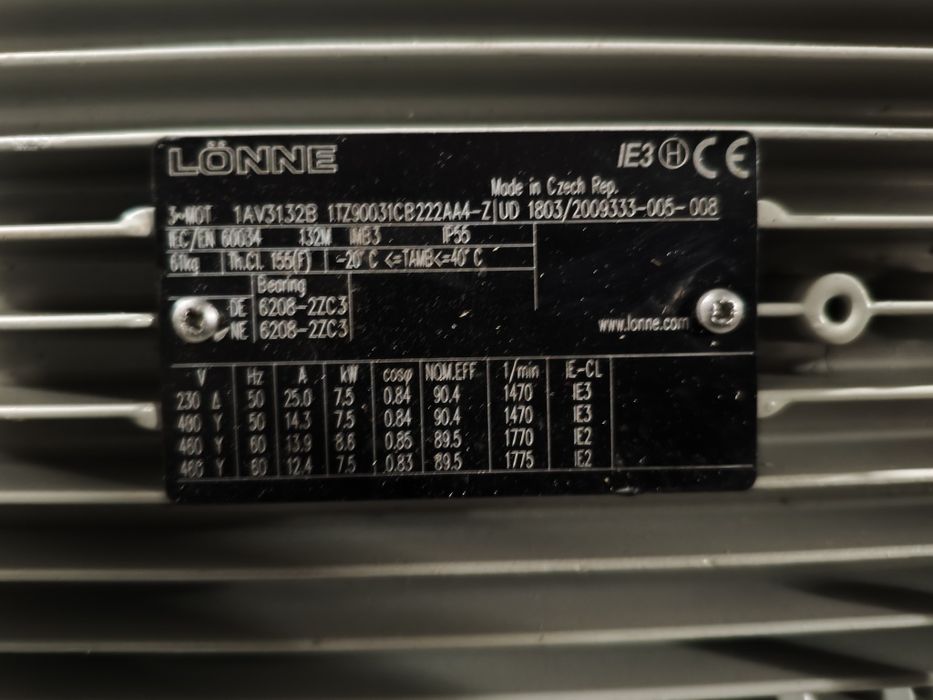 Silnik elektryczny LÖNNE 7,5 kW