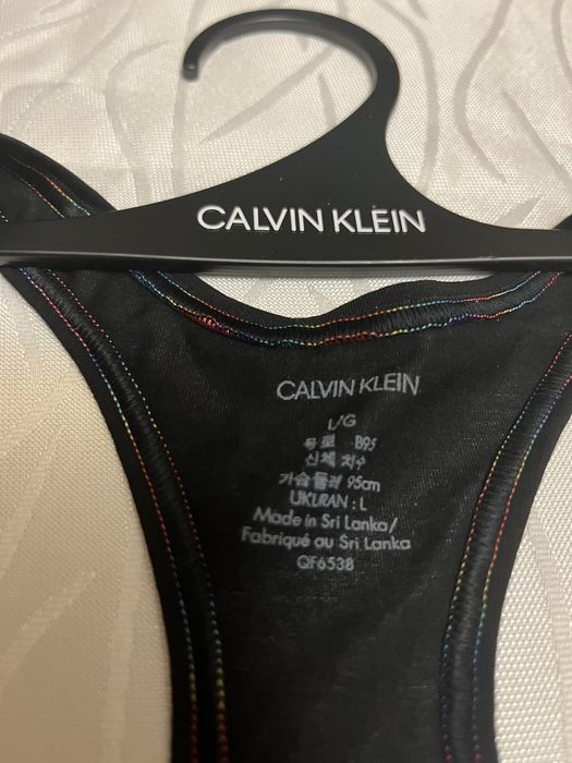 NOWY oryginalny stanik sportowy Calvin Klein biustonosz CK L