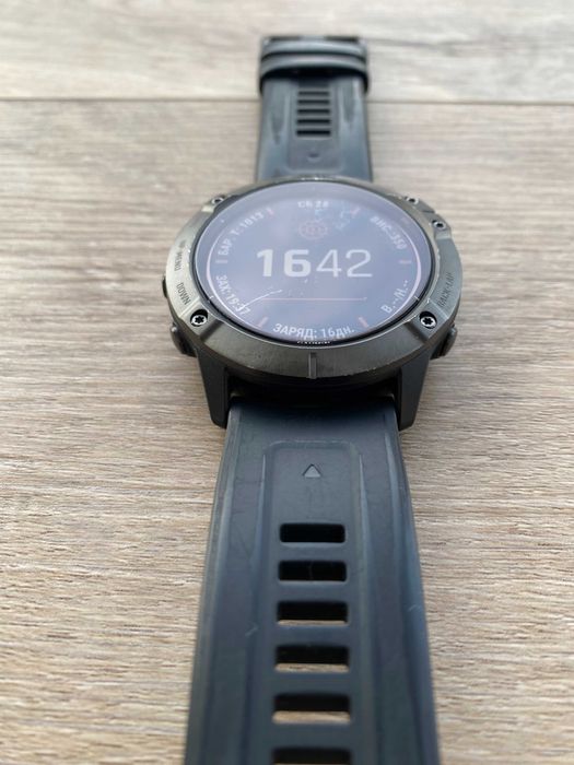 Garmin Fenix 6X Pro Solar Титановий | Не працює GPS | Відмінний стан