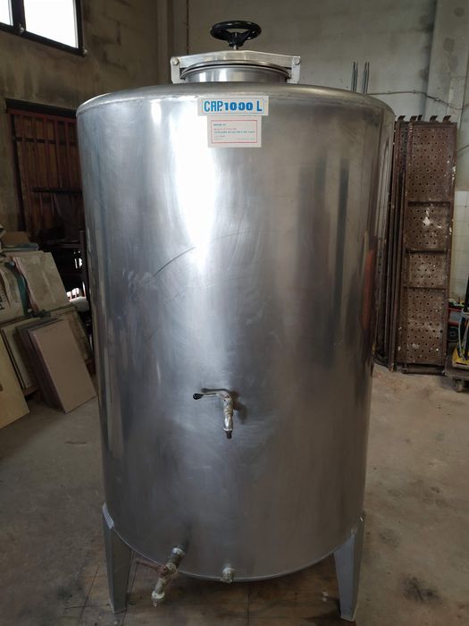 Cuba / Depósito Inox 1000L Martinox (Para Vinho) – Excelente Estado