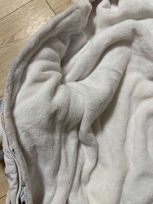 Зимний конверт-трансформер с шапкой