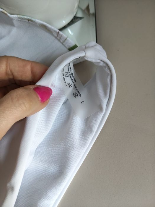 Białe majtki dół bikini roz.L