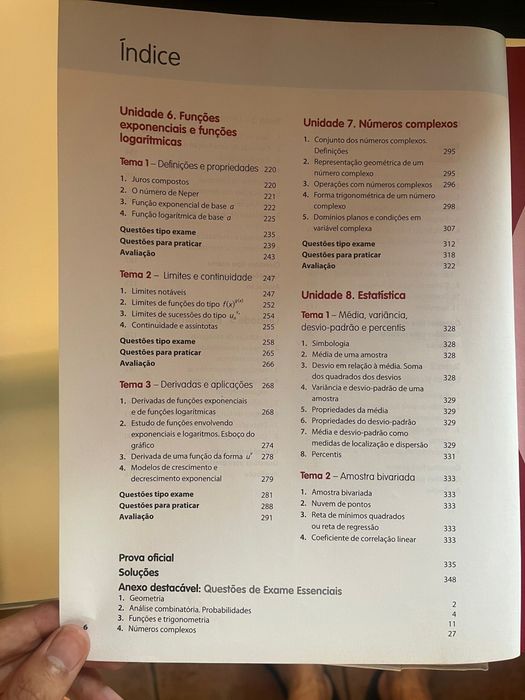 Livro Preparação para Exame Matemática A 2024
