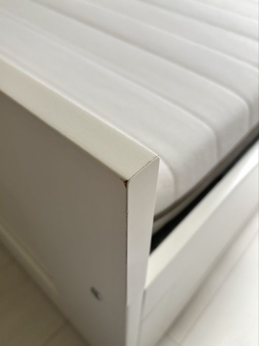 Łóżko BRIMNES IKEA + 2 materace