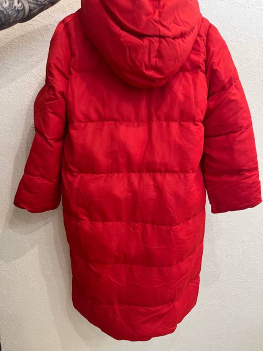 Красный Зимний пуховик