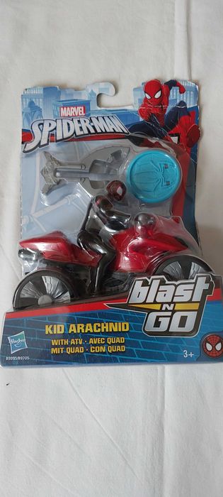 Spiderman NOWY Ścigacz Blast Kid Arachnid B9705