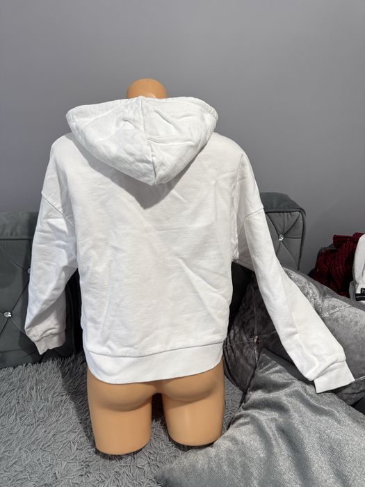 Bluza Guess Icon Logo Hoodie Biała S 100% Bawełna