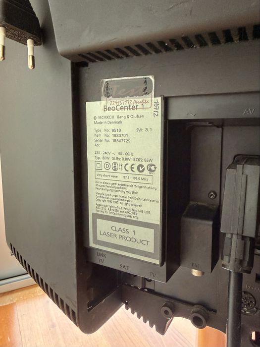 Televisão Bang & Olufsen BeoCenter 1