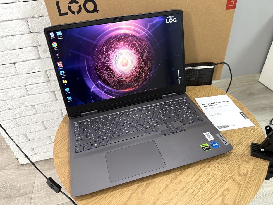 Lenovo LOQ/RTX/i5-12th/DDR5-16GB/Пишіть перед замовленням!! (Б/У)