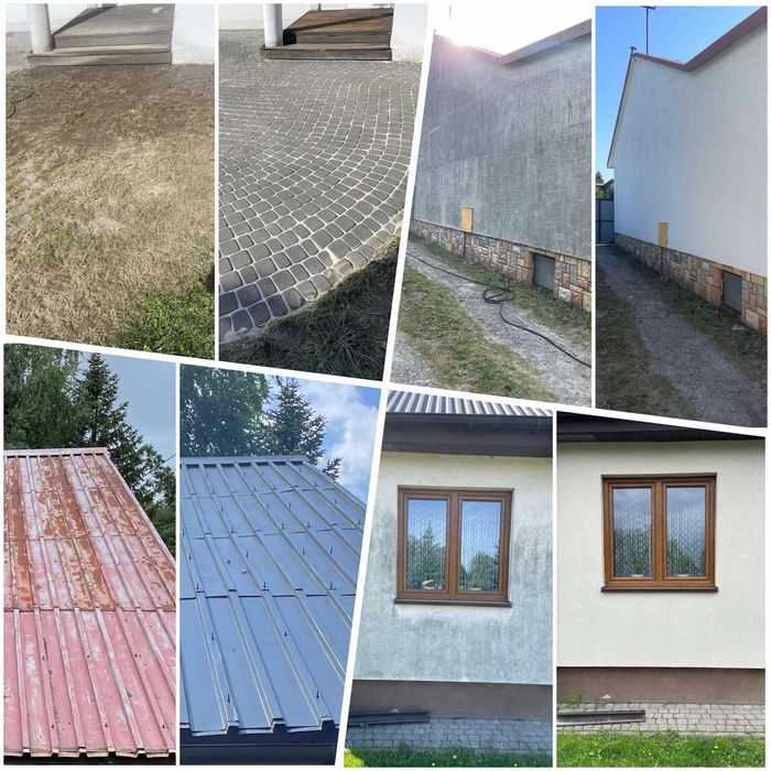 Mycie kostki brukowej, Elewacji, Dachu itp. CYCÓW