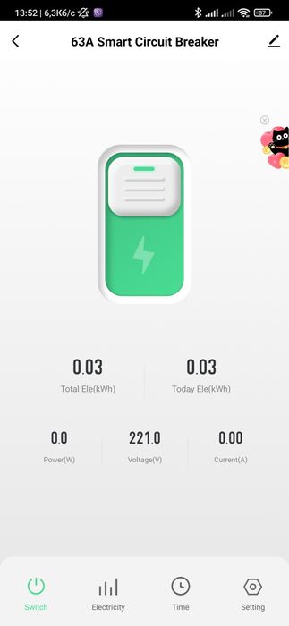 Розумний вимикач реле TUYA Smart Life WiFi 1-63 А