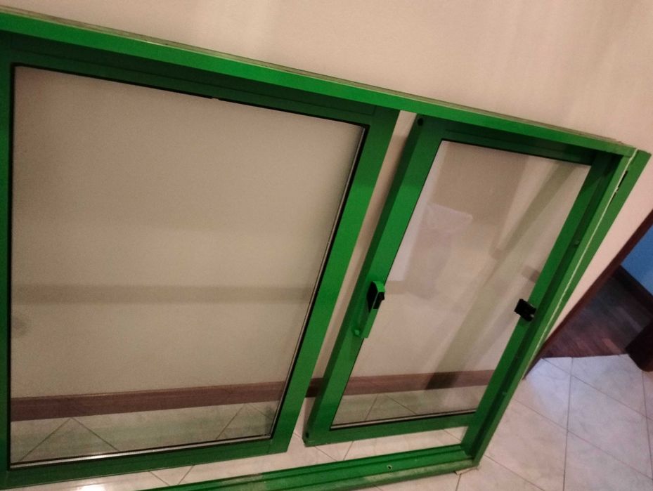 Vendo janelas em verde