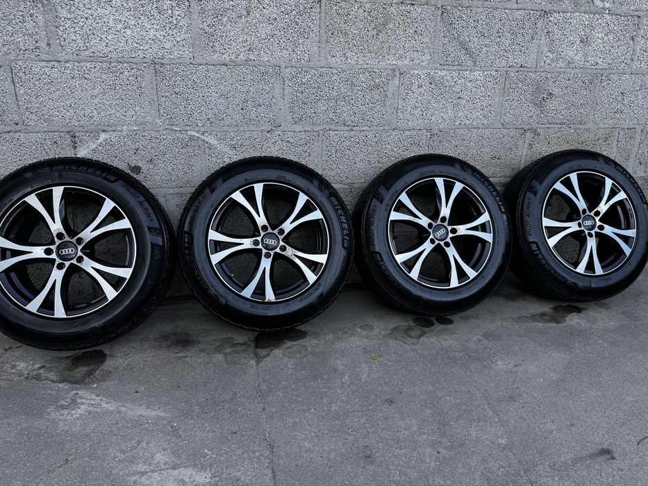 Felgi Aluminiowe Koła Zimowe R17 5x112 Audi Q3 Q5 Opony 215/65/17