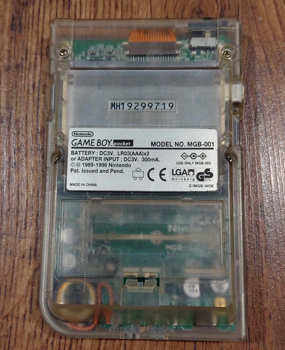 GAME BOY pocket clear + gry kolekcjonerski