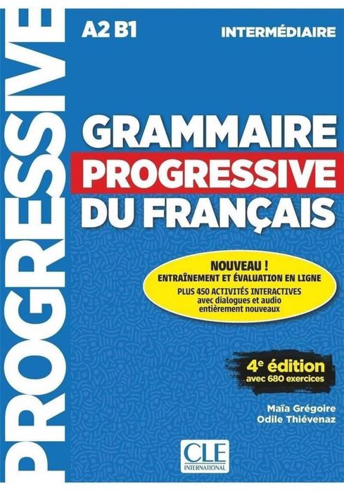 Grammaire progressive niveau intermediaire A2/B1 CLE International Maa