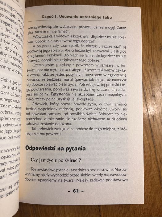 Podróż w Nieznane. O Życiu i Umieraniu  Osho