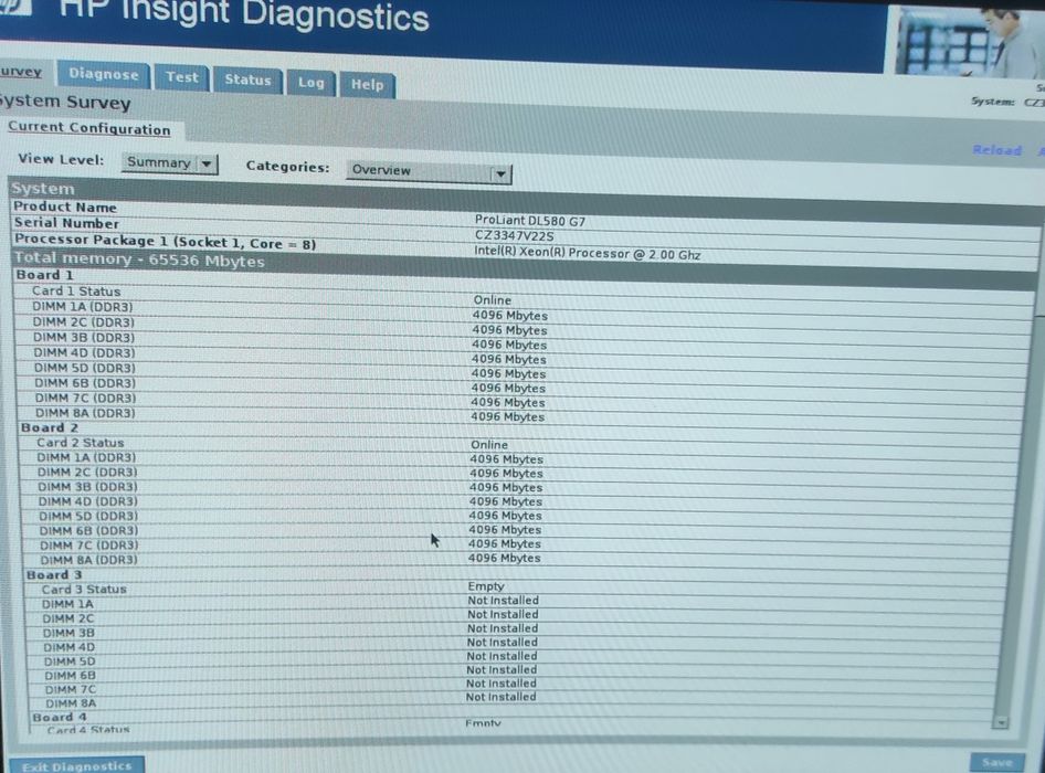 Serwer HP dl 580 G7 64GB RAM HDD 2x142GB 3x72GB