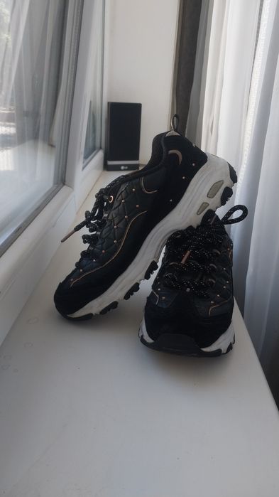 Кроссовки для девочки Skechers DLites р.37-37,5Black 149267-BKGD