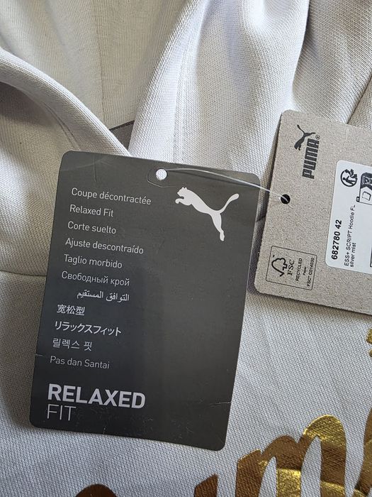 Bluza z kapturem Puma ESS+ Script Hoodie - NOWA z metkami