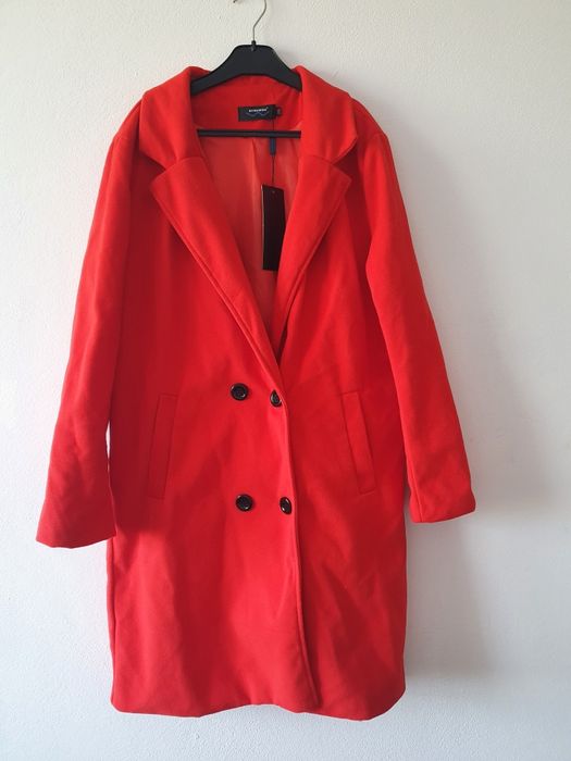 Nowy czerwony plaszcz xxl