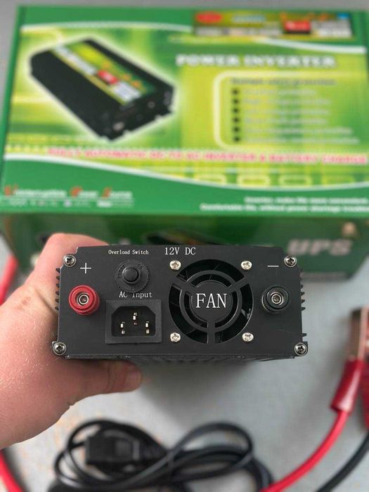 Авто инвертор бесперебойного питания 12-220 |Преобразователь| ИБП |БДЖ