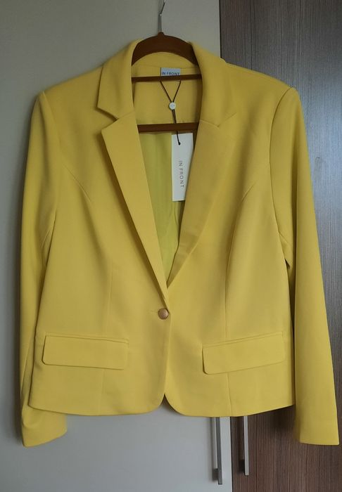 Żółta marynarka/żakiet