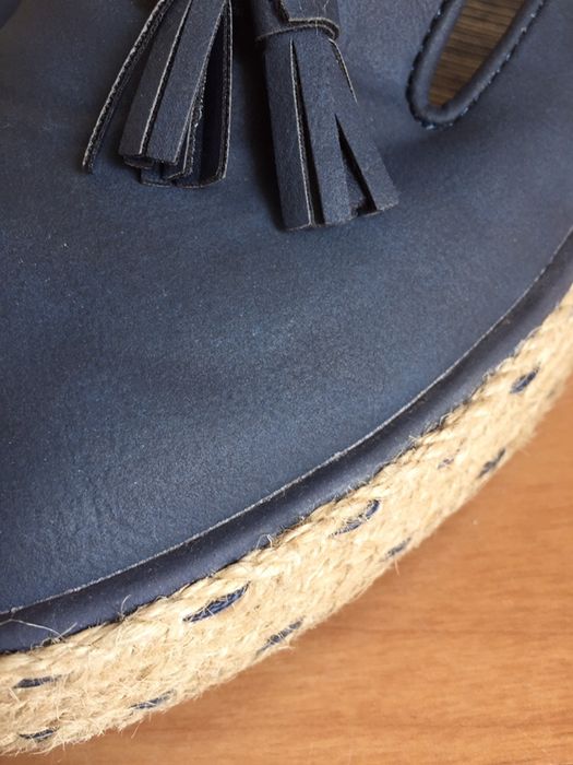 Sapato vela azul como novo rapaz 36 Zara