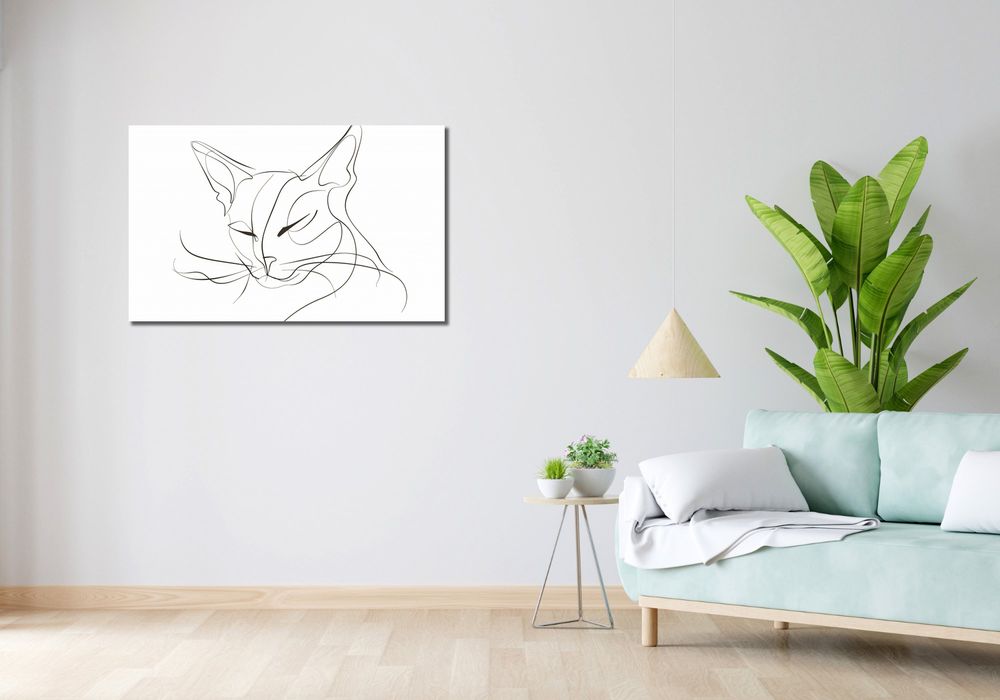 Obraz 100x60cm Linijny Kot