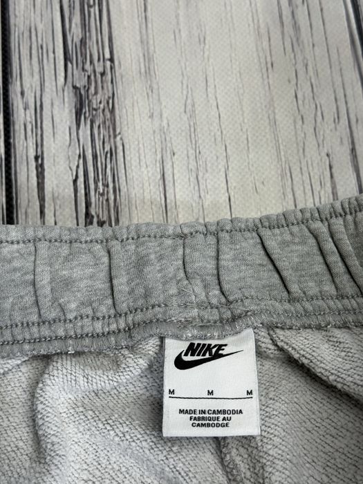 Nike штаны оригинал серые m размер флисовые