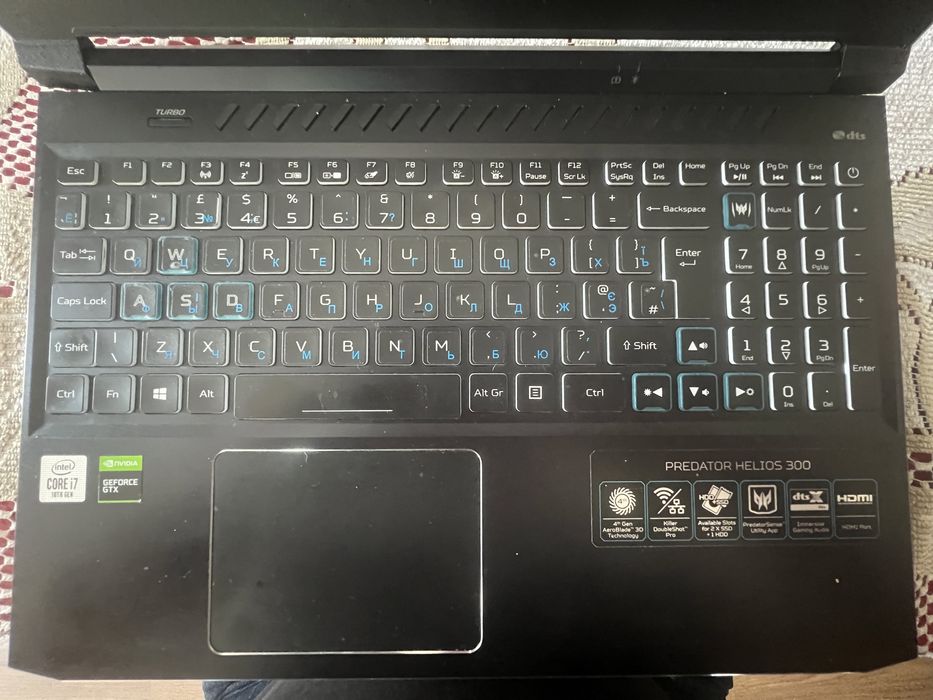 Laptop Acer Predator Helios 300 gamingowy