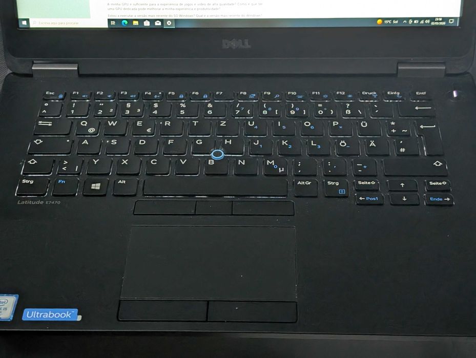 Portátil Dell Latitude E7470 i5 8GB RAM SSD #9