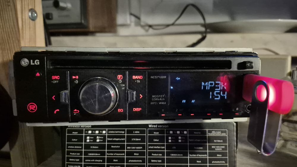 LG Radio samochodowe Bluetooth USB aux