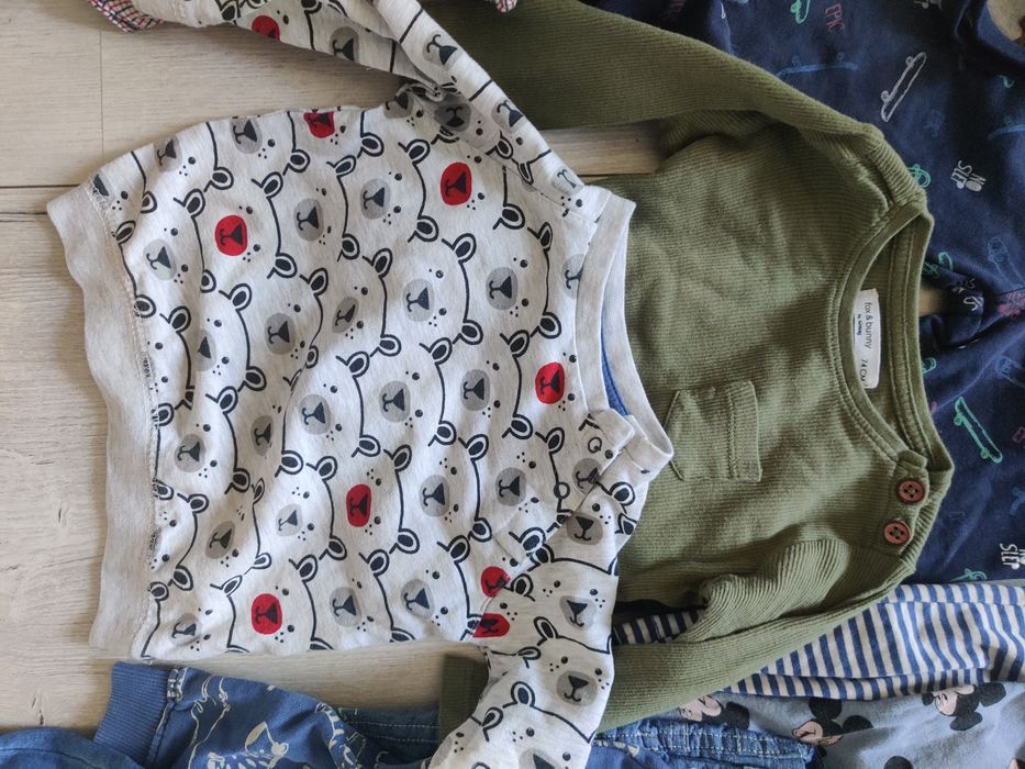 Zestaw koszulki spodnie rozmiar 74 /68 h&m smyk