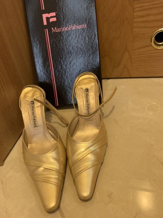 Buty złote Marino fabiani