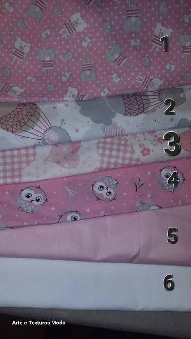 Jogo lençóis para catres