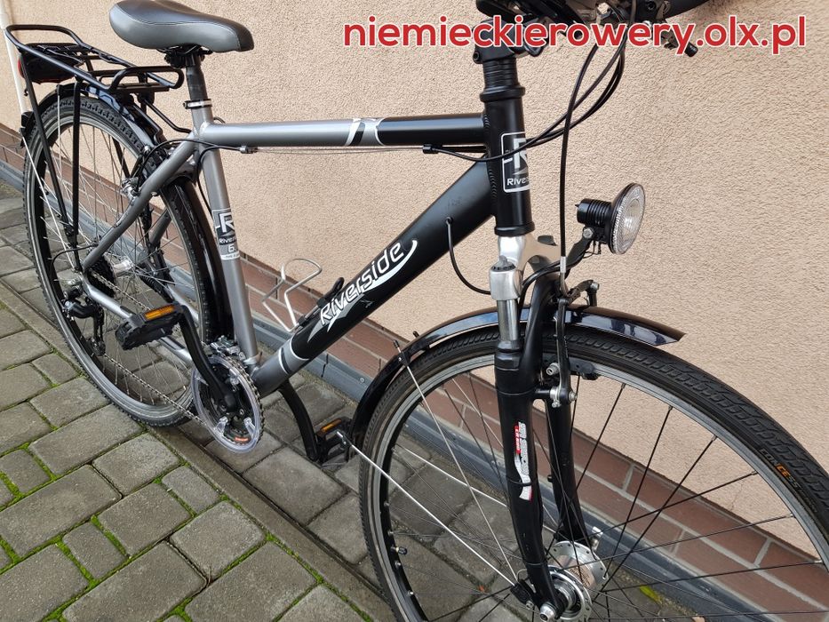 Rower męski trekkingowy RIVERSIDE koła 28 SHIMANO DEORE aluminium