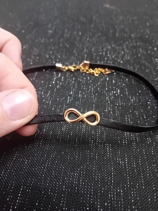 Choker na szyję nieskończoność. Stan bardzo dobry.