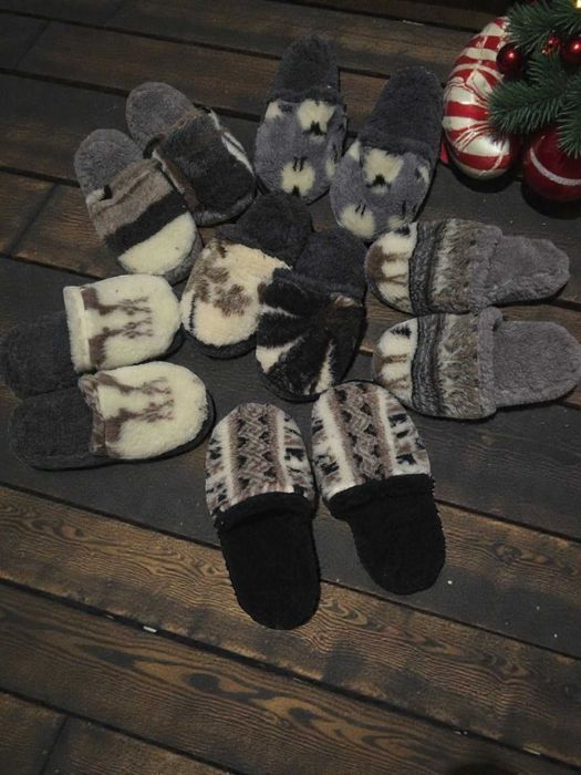 Тапочки из овчины 36-46 / ОПТ и розн домашние тапки, тапочки , всувки