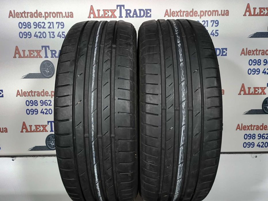 2 шт. 205/55 R17 Kumho Ecsta PS71 літні шини вживані, 2021 рік