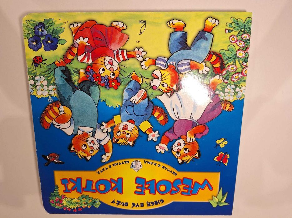 Wesołe kotki książka Czytam z mamą czytam z tatą