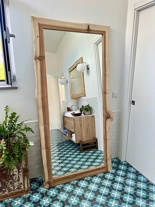 Espelhos de madeira rústica (fabrico próprio)