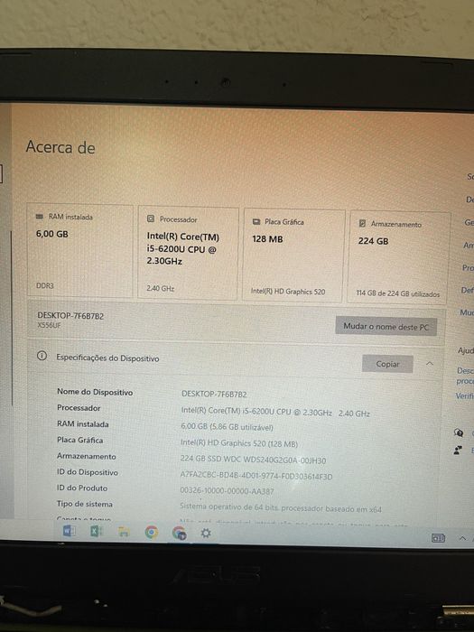 Notbook acer + caixa de som inspire 4.1 4400